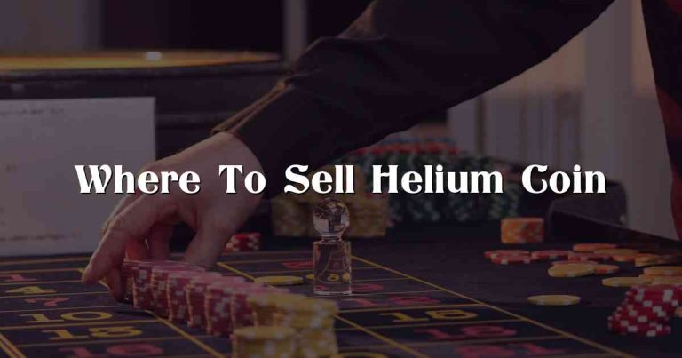 Where To Sell Helium Coin